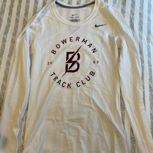 Nike dry-fit long-sleeve Bowerman Track Club Tee, Women’s Small
